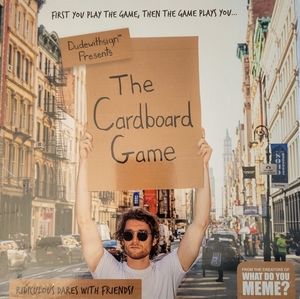 The Cardboard Game. Ridiculous Dares with Friends. New/Sealed.